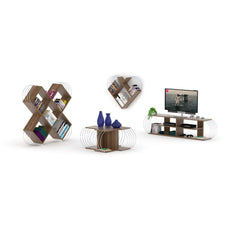 Case TV Unit shown with coordinating living room furniture