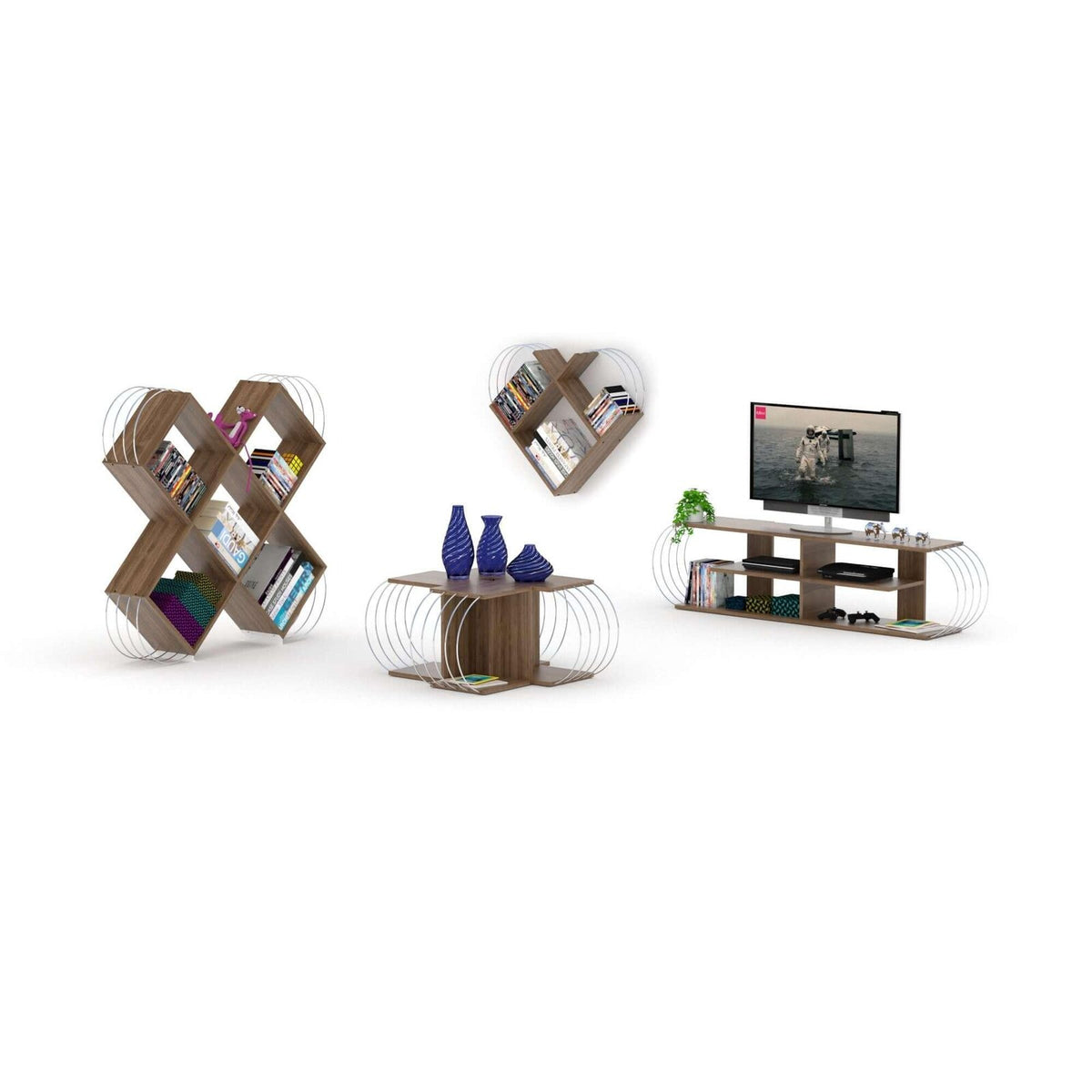 Case TV Unit shown with coordinating living room furniture