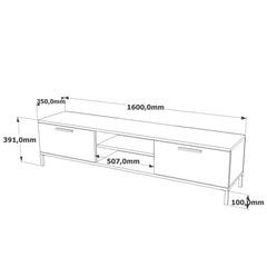 Empire TV Unit dimension drawing