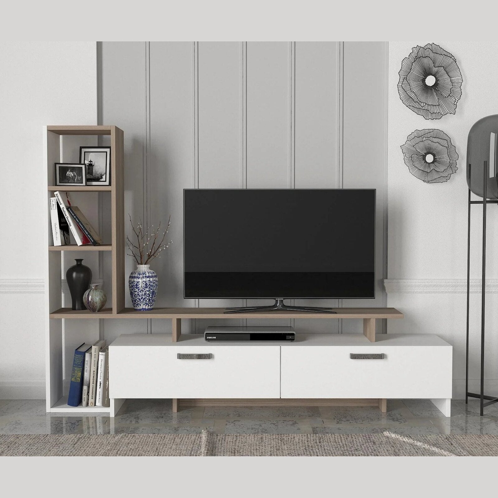 Simal TV Stand closed in a modern interior