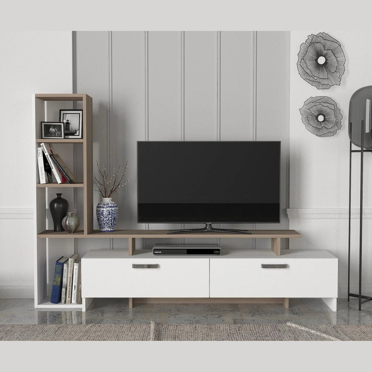 Simal TV Stand closed in a modern interior