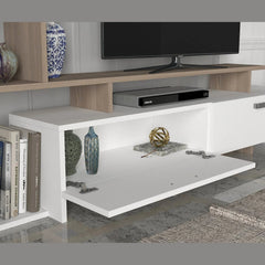 Simal TV Stand open storage detail