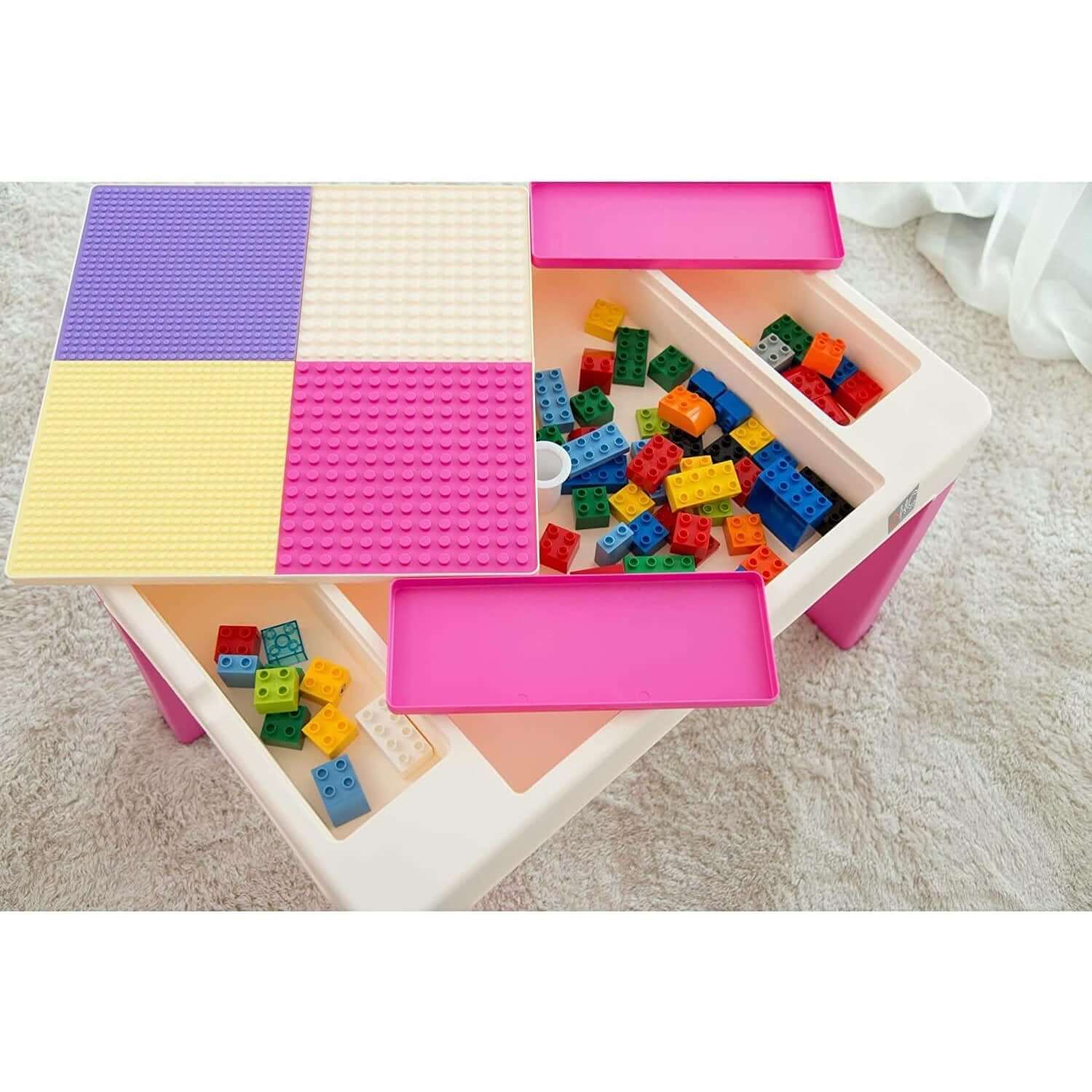 Home Canvas Furniture Trading LLC.Block Study Table & Two Chair Set Table Chair 