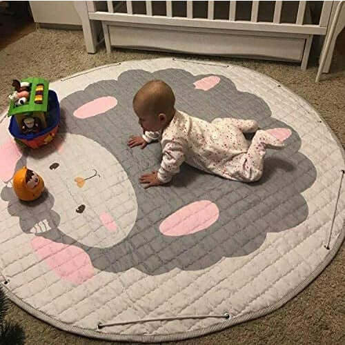 Home Canvas Furniture Trading LLC.Home Canvas Cartoon Print Multipurpose Area Rugs - Round Play Mat for Kids Rugs 
