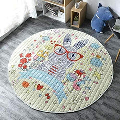 Home Canvas Furniture Trading LLC.Home Canvas Cartoon Print Multipurpose Area Rugs - Round Play Mat for Kids Rugs 
