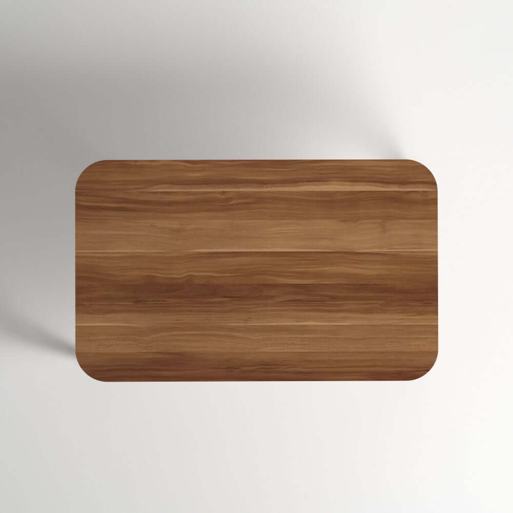 Home CanvasHome Canvas Centre Coffee Table for Living Room - with Wooden legs - Walnut Coffee Table 