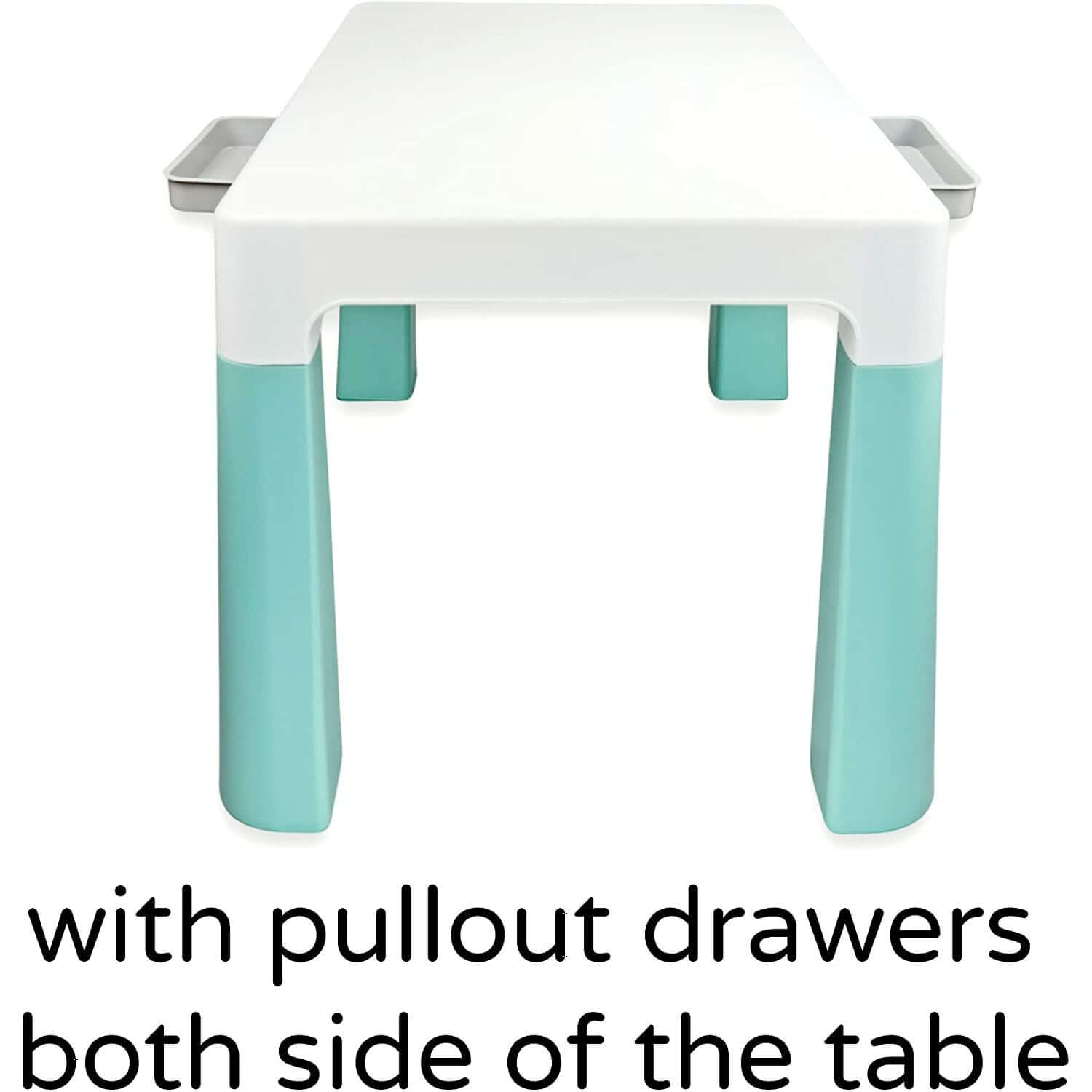 Home CanvasHome Canvas Early Learning Study Table & Chair Set - Storage Drawers - Pink Kids Furniture 