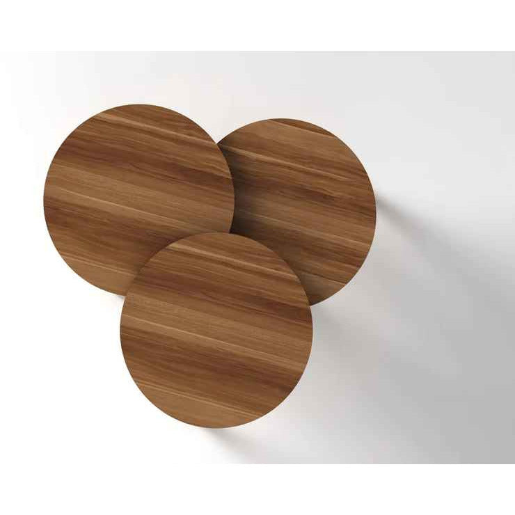 Home CanvasHome Canvas Elips Modern Coffee Table & Set of 3 Nest Table for Living Room Coffee Table 