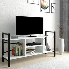 Home CanvasHome Canvas Gila TV Stand 120cm Living Room Furniture Sets White 