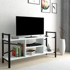 Home CanvasHome Canvas Gila TV Stand 120cm (White) Living Room Furniture Sets 