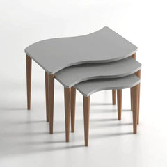 Home CanvasHome Canvas Gofrato Nest of Coffee Table for Living Room - Stacking End Table Coffee Table 