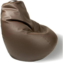 Home CanvasHome Canvas High Back Bean Bag Chair, Tan X-Large Bean Bag Chairs 