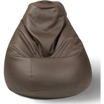 Home CanvasHome Canvas High Back Bean Bag Chair, Tan X-Large Bean Bag Chairs 