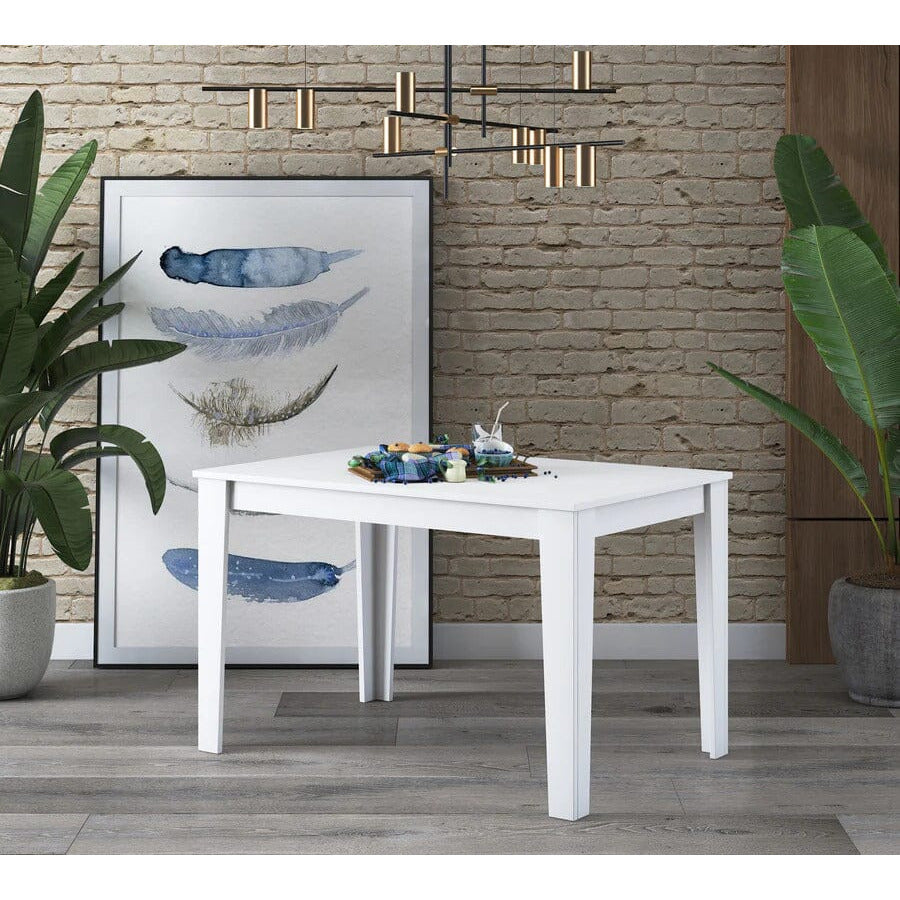 Home Canvas Furniture Trading LLC.Home Canvas Kitchen Table Dining Table 110 x 72 cm - White Kitchen Table 