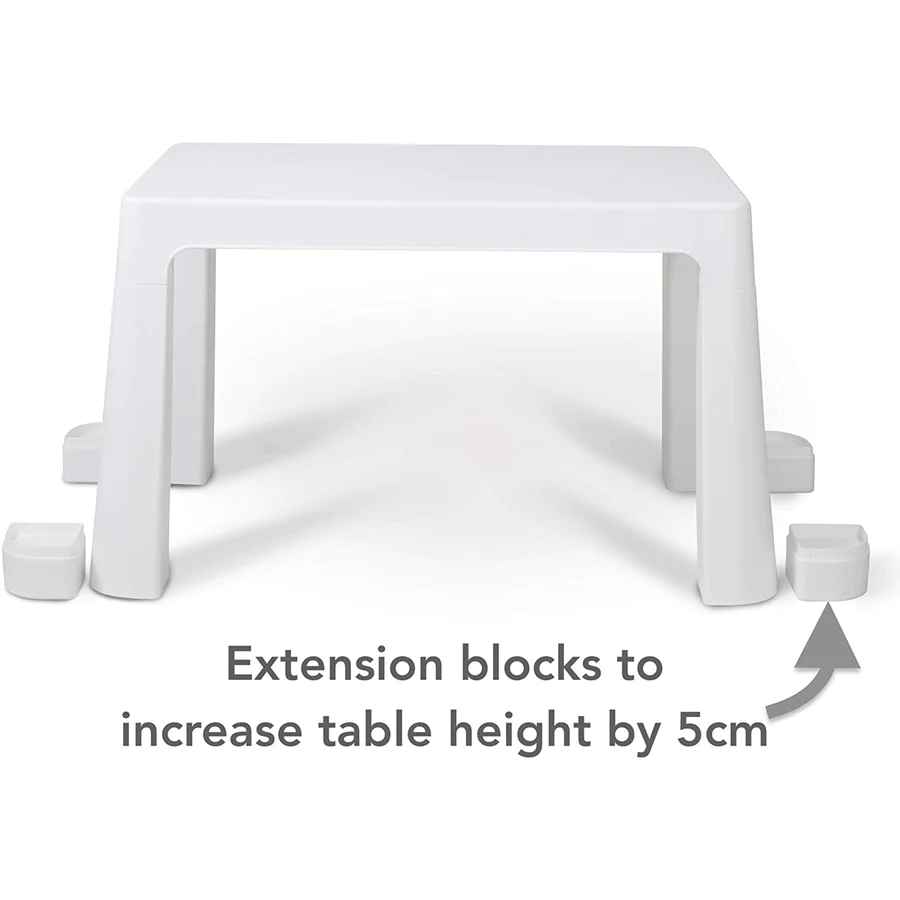 Home CanvasHome Canvas Multi Functional Study Table & Chair Set with Storage Drawers Kids Furniture 