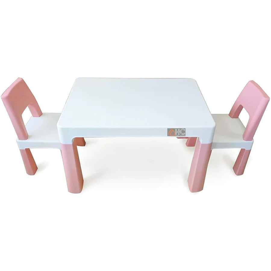 Home CanvasHome Canvas Multi Functional Study Table & Chair Set with Storage Drawers Kids Furniture 