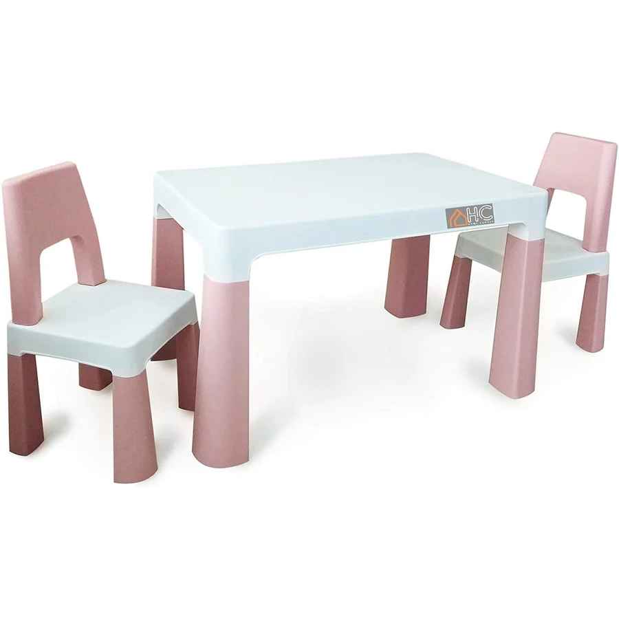 Home CanvasHome Canvas Multi Functional Study Table & Chair Set with Storage Drawers Kids Furniture 