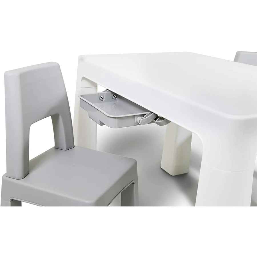 Home CanvasHome Canvas Multi Functional Study Table & Chair Set with Storage Drawers Kids Furniture 