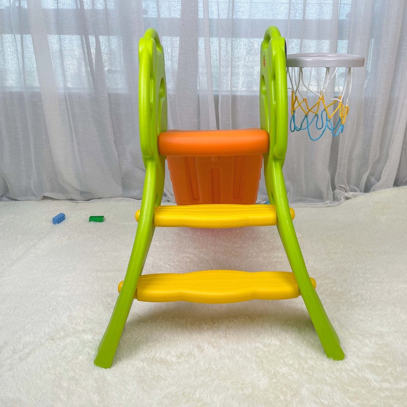 Home CanvasHome Canvas Slide for Kids 2 Step Playset Children Multi Color 