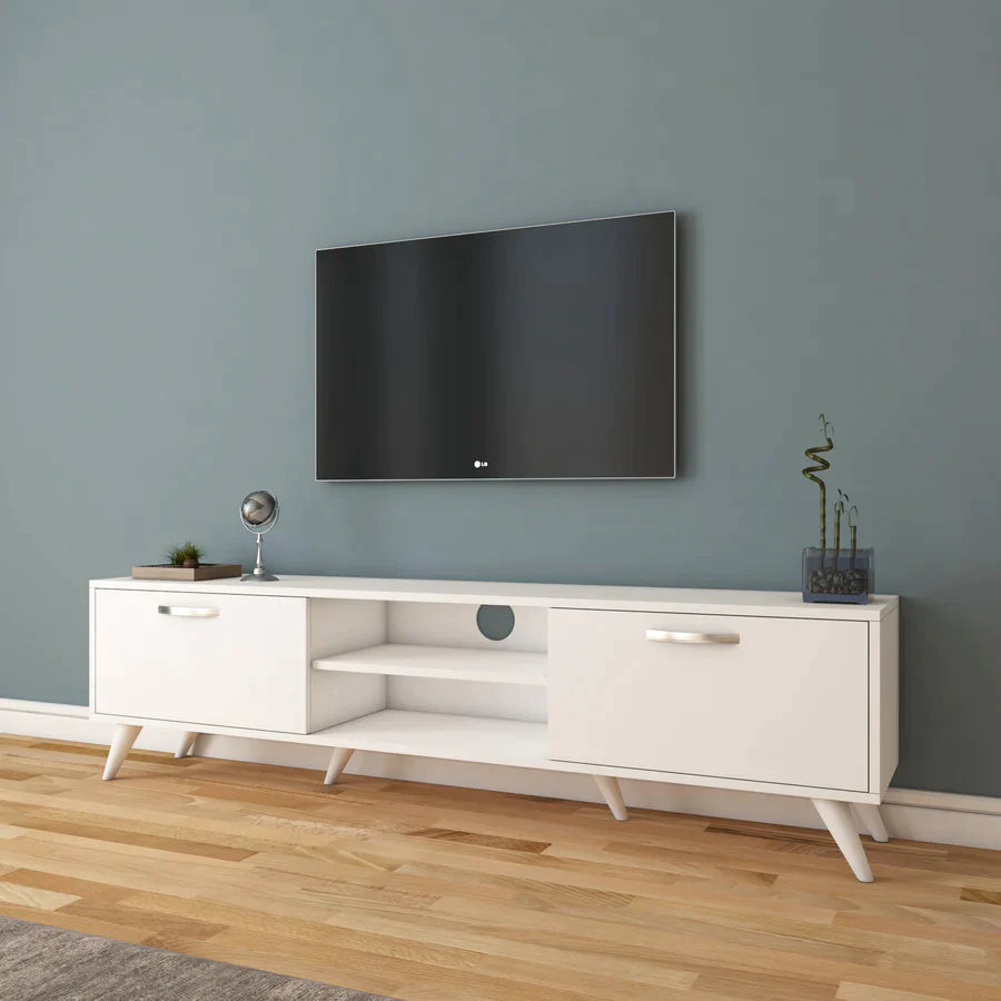 Home Canvas Furniture Trading LLC.Home Canvas TV Unit Modern Free Standing TV Stand 180 cm - Walnut TV Stand 