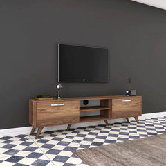 Home Canvas Furniture Trading LLC.Home Canvas TV Unit Modern Free Standing TV Stand 180 cm - Walnut TV Stand 