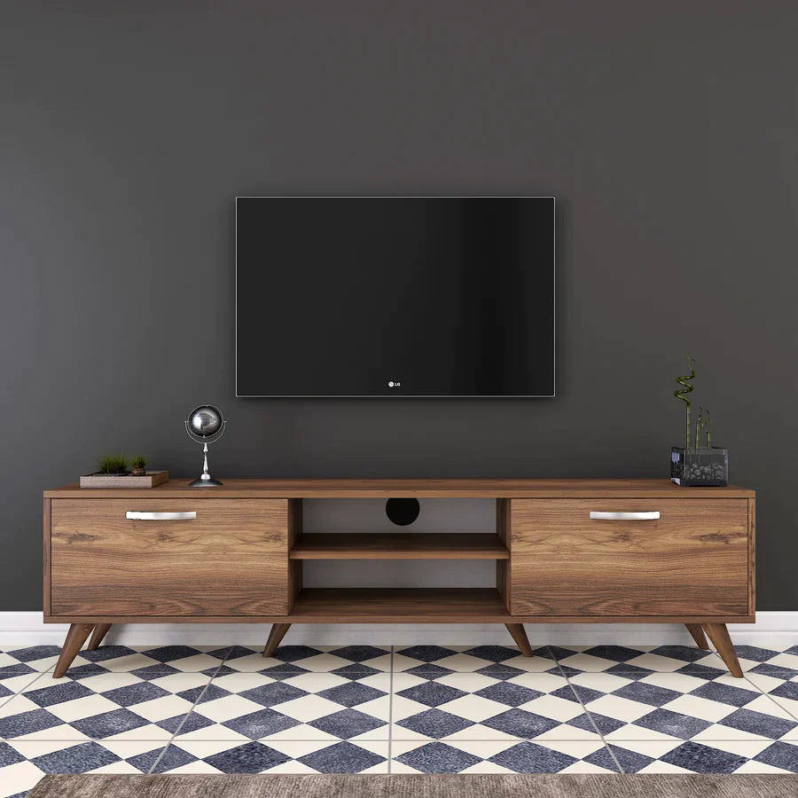 Home Canvas Furniture Trading LLC.Home Canvas TV Unit Modern Free Standing TV Stand 180 cm - Walnut TV Stand Walnut 