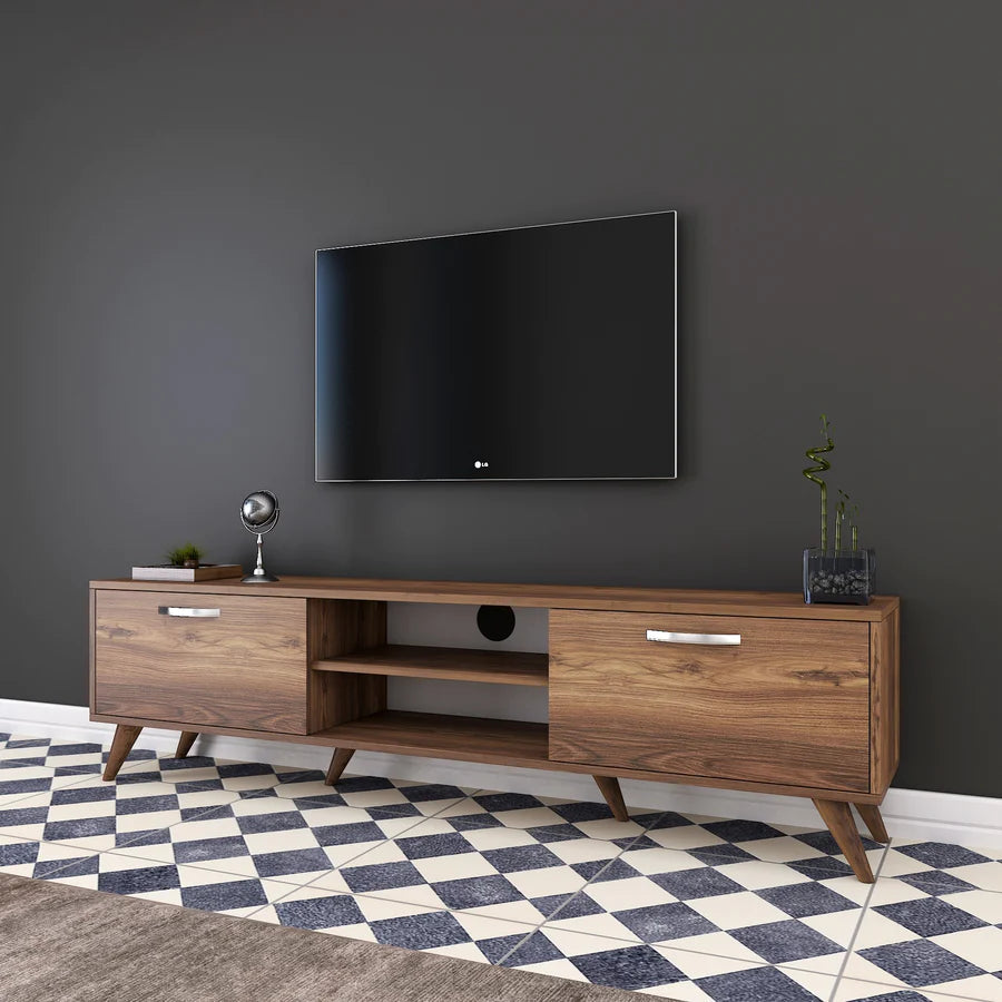 Home Canvas Furniture Trading LLC.Home Canvas TV Unit Modern Free Standing TV Stand 180 cm - White TV Stand 