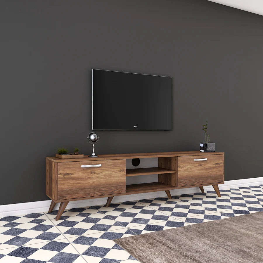 Home Canvas Furniture Trading LLC.Home Canvas TV Unit Modern Free Standing TV Stand 180 cm - White TV Stand 