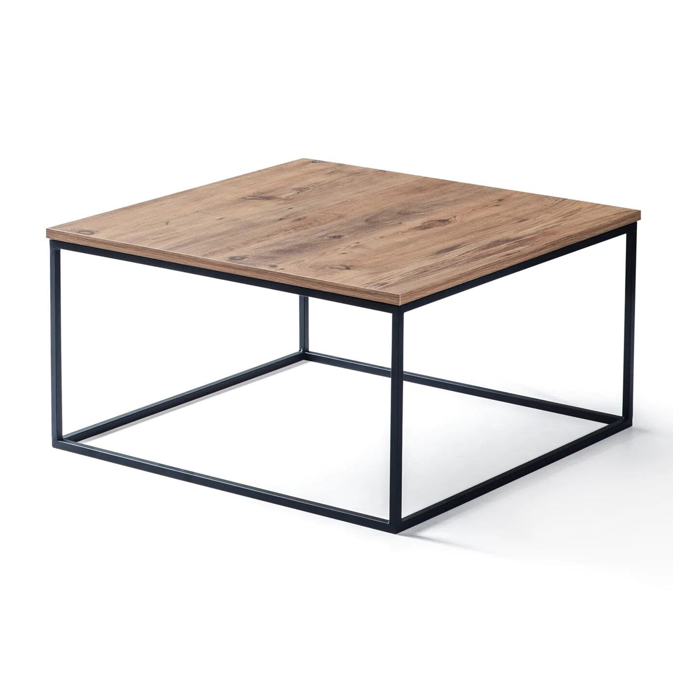 Home CanvasHome Canvas Zen Square Coffee table Center table for living room study room Black Coffee Table 