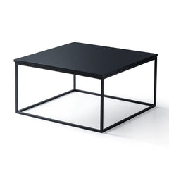 Home CanvasHome Canvas Zen Square Coffee table Center table for living room study room Black Coffee Table 