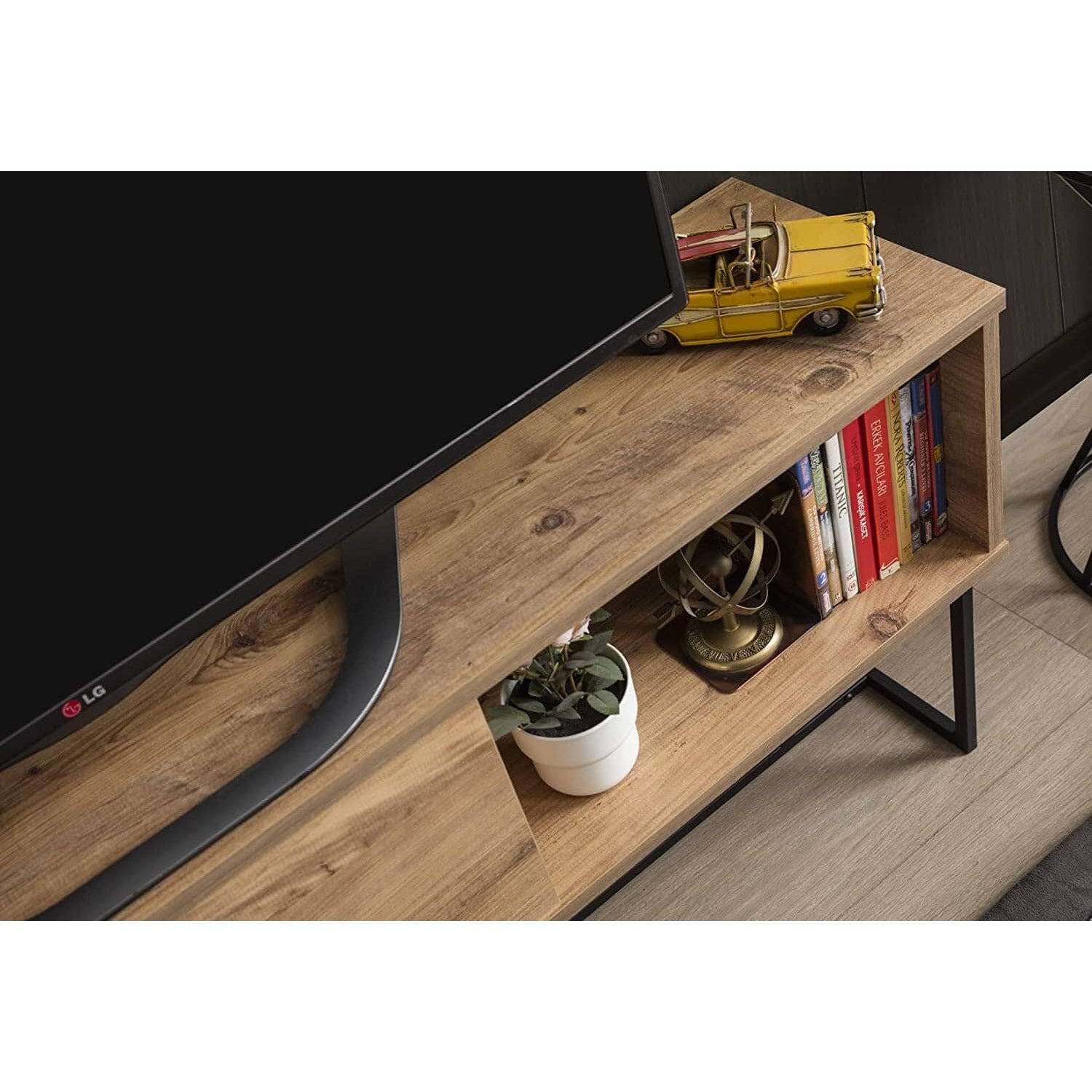 Home CanvasHome Canvas Zen TV Unit Media unit Living Room 138cm long Walnut TV Unit 