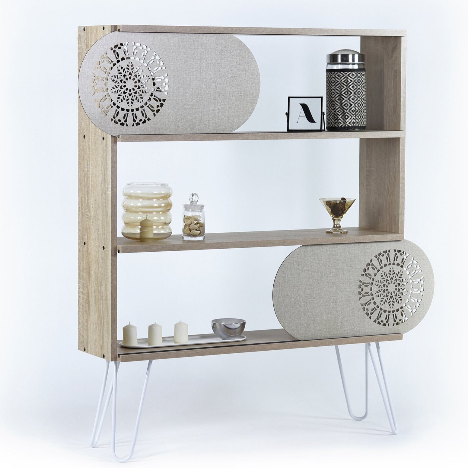 Home Canvas Furniture Trading LLC.Illia Book Shelf - Oak Bookshelves 