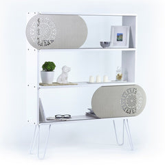 Home Canvas Furniture Trading LLC.Illia Book Shelf - Oak Bookshelves White 