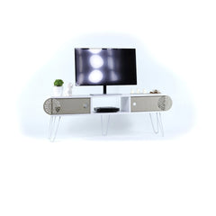 Home Canvas Furniture Trading LLC.Illia Tv Unit Large -Oak/White TV Unit White Large 