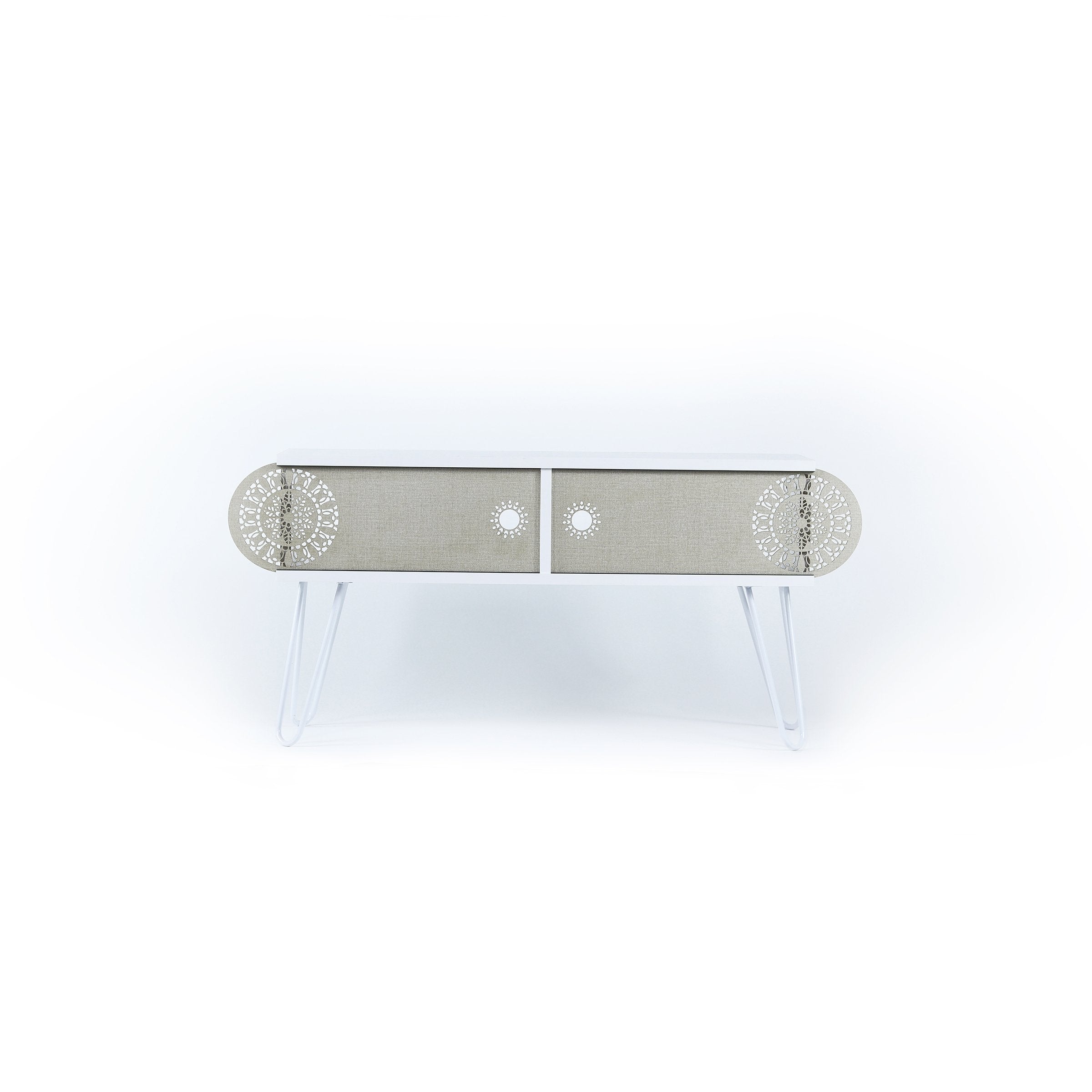 Home Canvas Furniture Trading LLC.Illia Tv Unit Large - White TV Unit 
