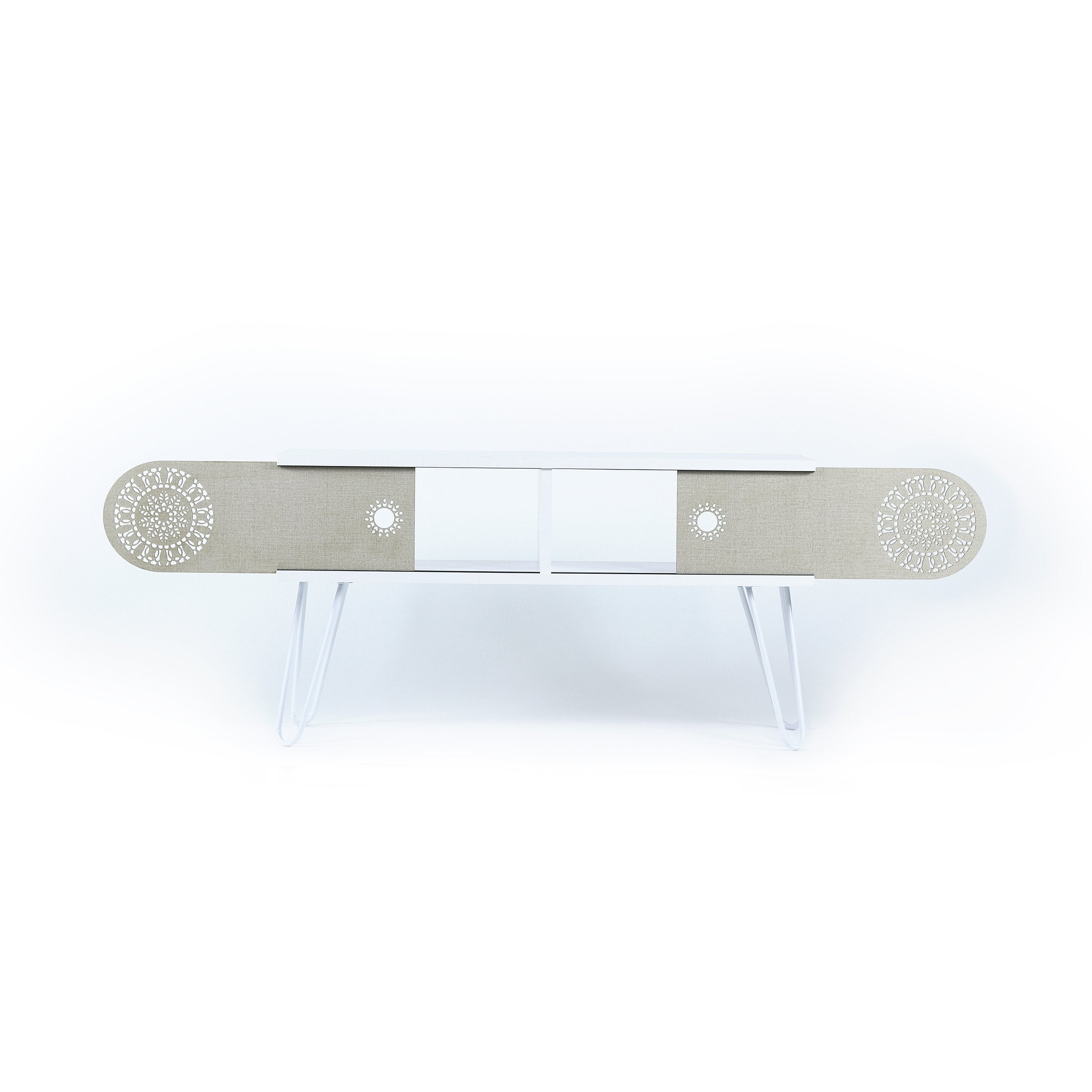 Home Canvas Furniture Trading LLC.Illia Tv Unit Large - White TV Unit 