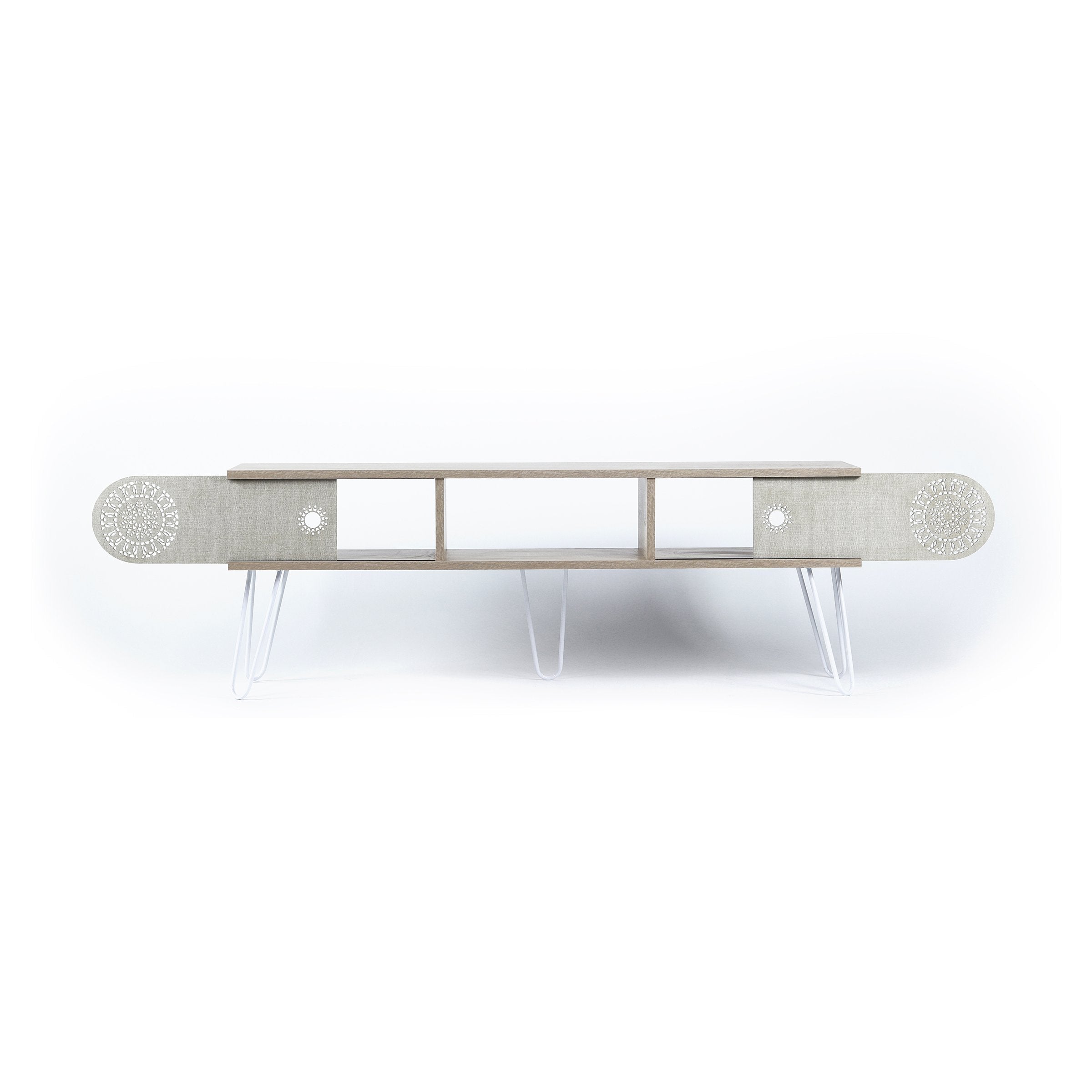 Home Canvas Furniture Trading LLC.Illia Tv Unit Large - White TV Unit 