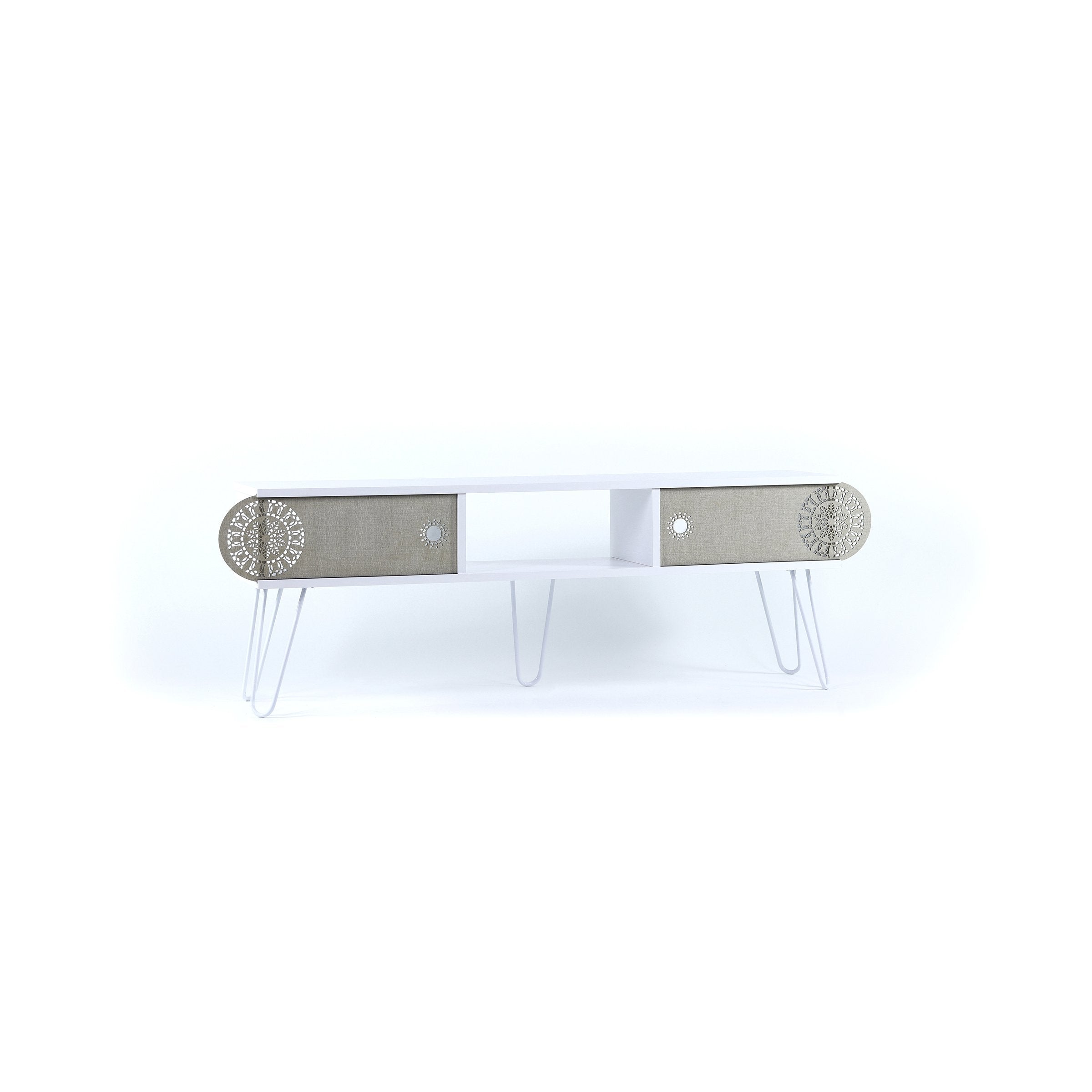 Home Canvas Furniture Trading LLC.Illia Tv Unit Large - White TV Unit 
