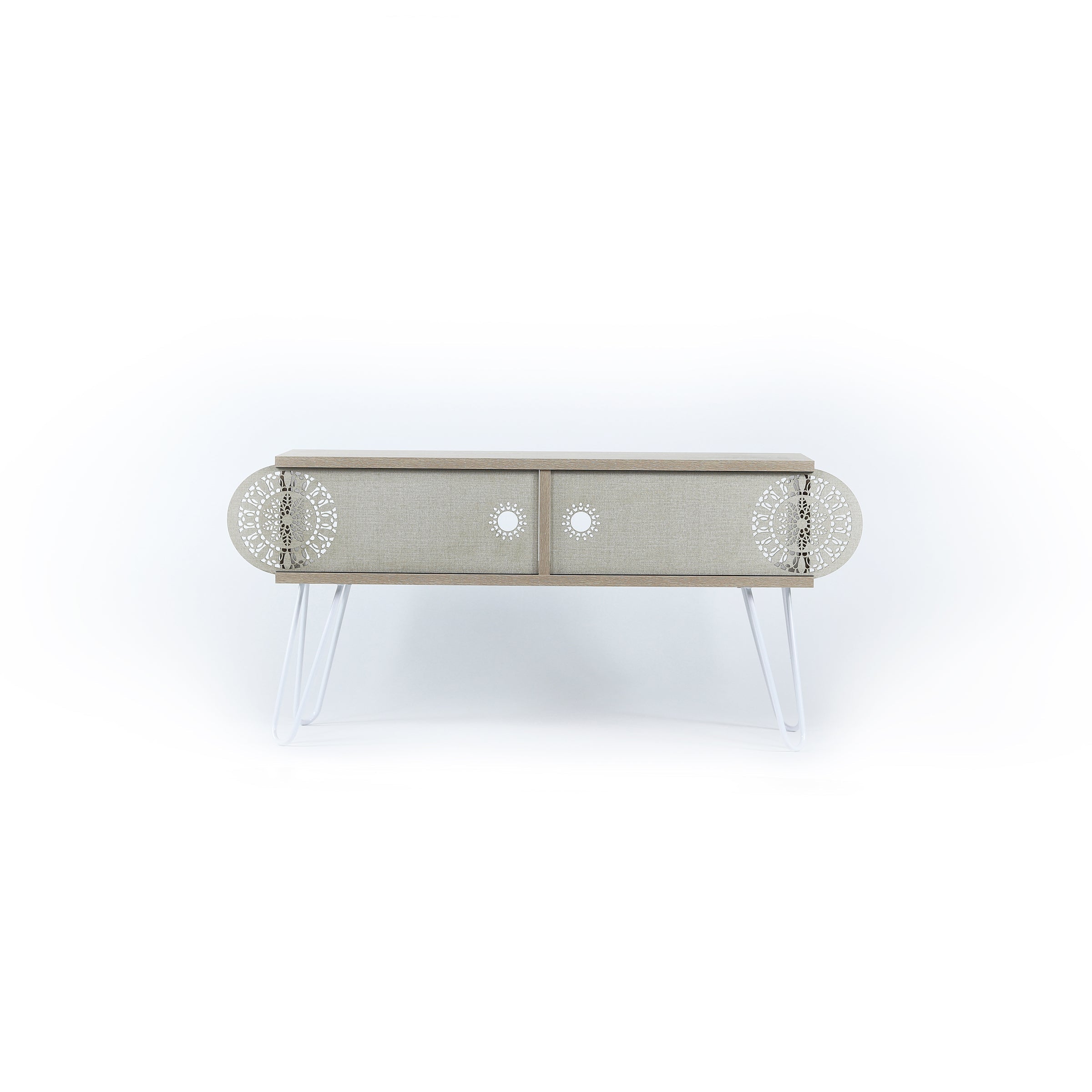 Home Canvas Furniture Trading LLC.Illia Tv Unit Large - White TV Unit 