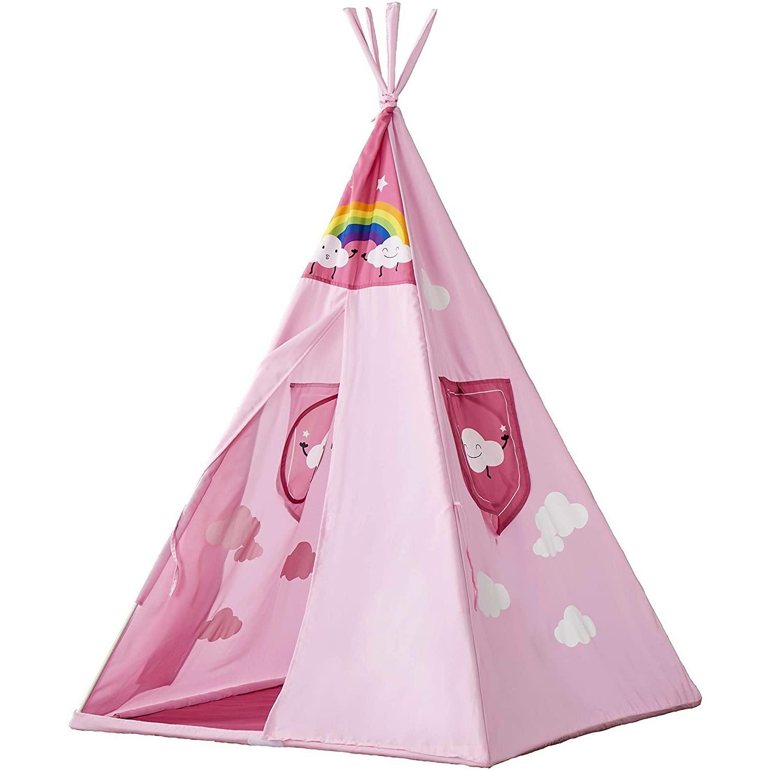 Home Canvas Furniture Trading LLC.Kids 4 walls teepee tent-Cloud Pink Play Tents 