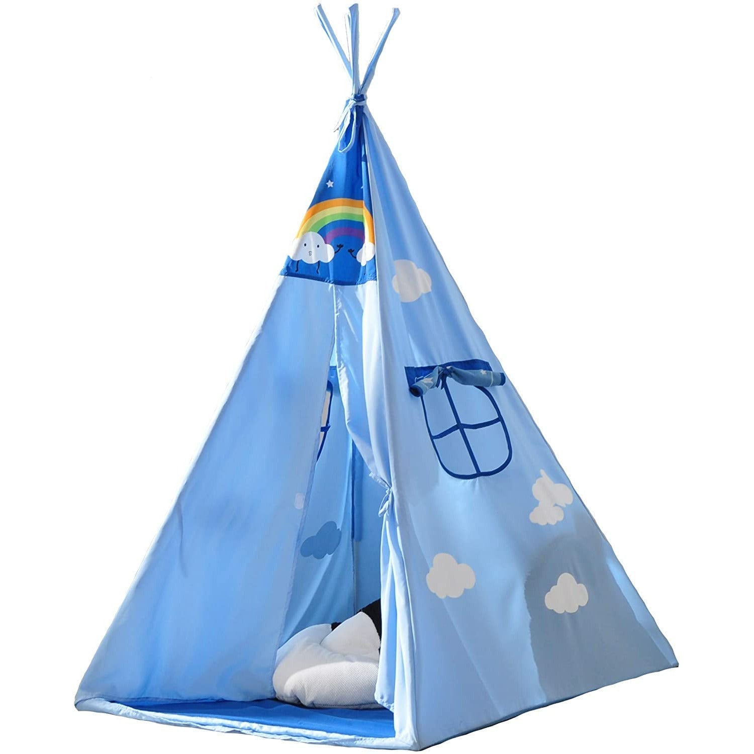 Home Canvas Furniture Trading LLC.Kids 4 walls teepee tent-Cloud Pink Play Tents 