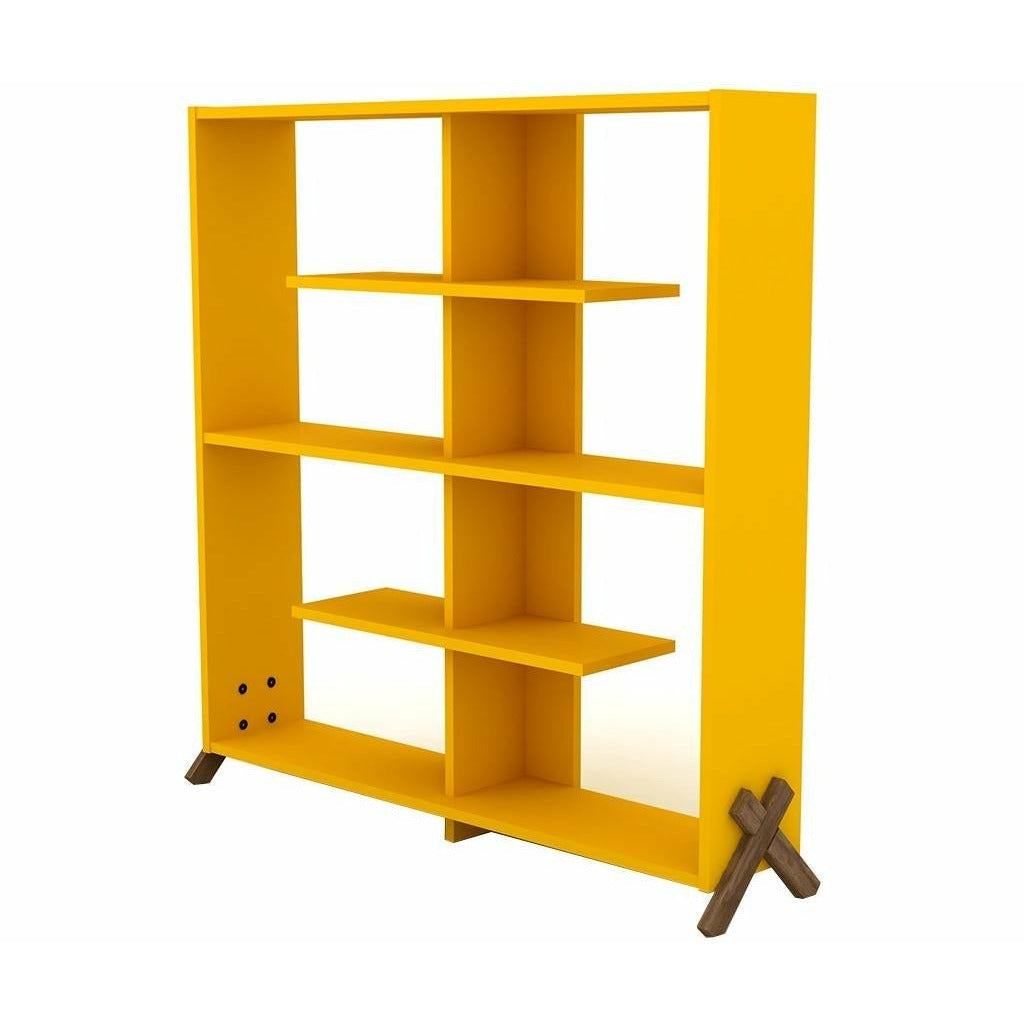 Home Canvas Furniture Trading LLC.Kipp Book Shelf - Walnut/White Book Shelf 