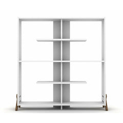Home Canvas Furniture Trading LLC.Kipp Book Shelf - Walnut/White Book Shelf 