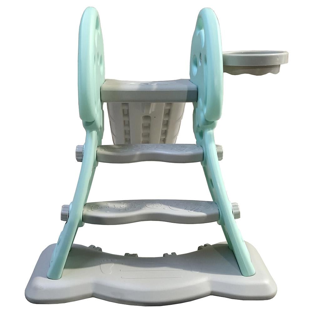 Home Canvas Furniture Trading LLC.Little Joy 2-IN-1 Kids Slide & Basketball Hoop - Pink Playset 