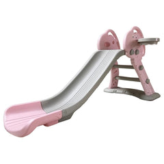 Home Canvas Furniture Trading LLC.Little Joy 2-IN-1 Kids Slide & Basketball Hoop -Pink Playset 