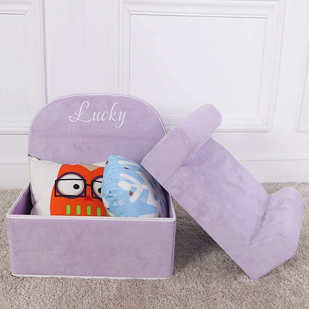 Home Canvas Furniture Trading LLC.Lucky kids sofa storage - Grey Sofa 