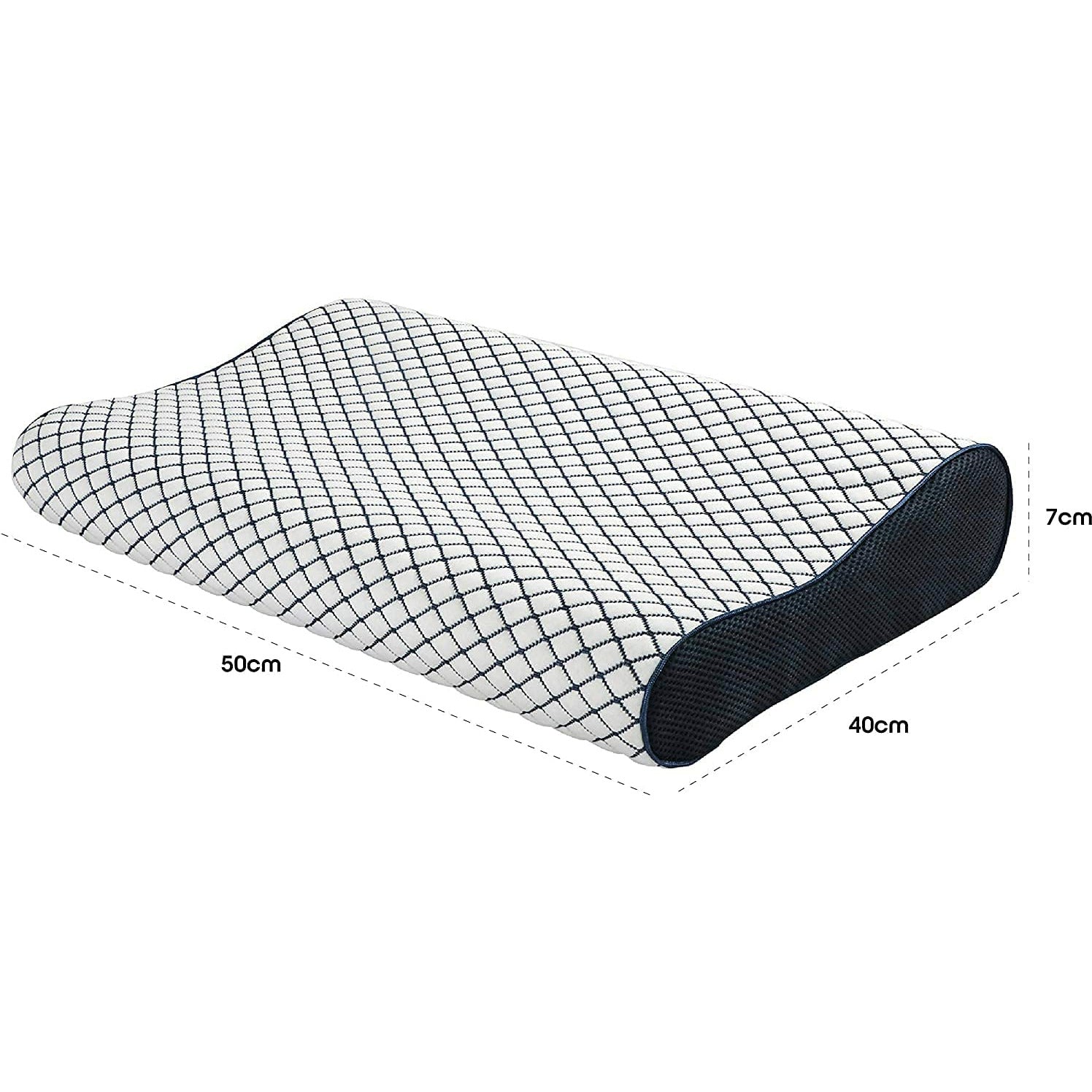 thehomecanvasMoon Cooling Gel Memory Foam Multipurpose Pillow, Cervical Pillow for Neck Pillows 