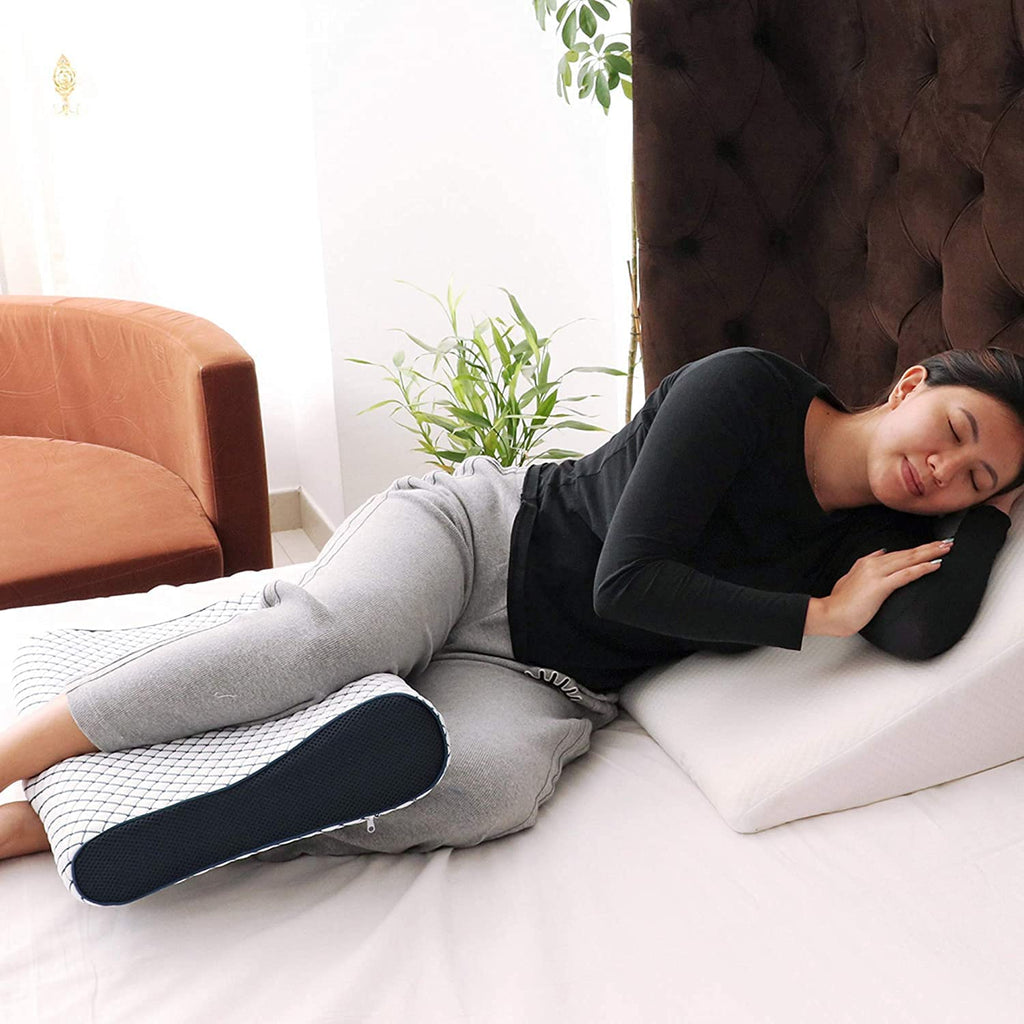 thehomecanvasMoon Cooling Gel Memory Foam Multipurpose Pillow, Cervical Pillow for Neck Pillows 