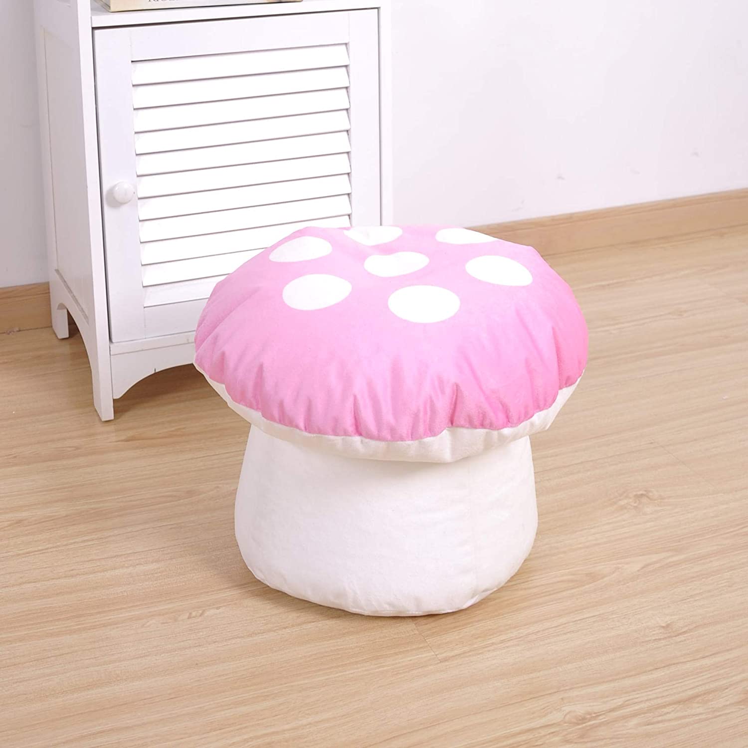 Home Canvas Furniture Trading LLC.Mushroom Shape Kids Stools/Chair beanbag -Pink Kids Stool 