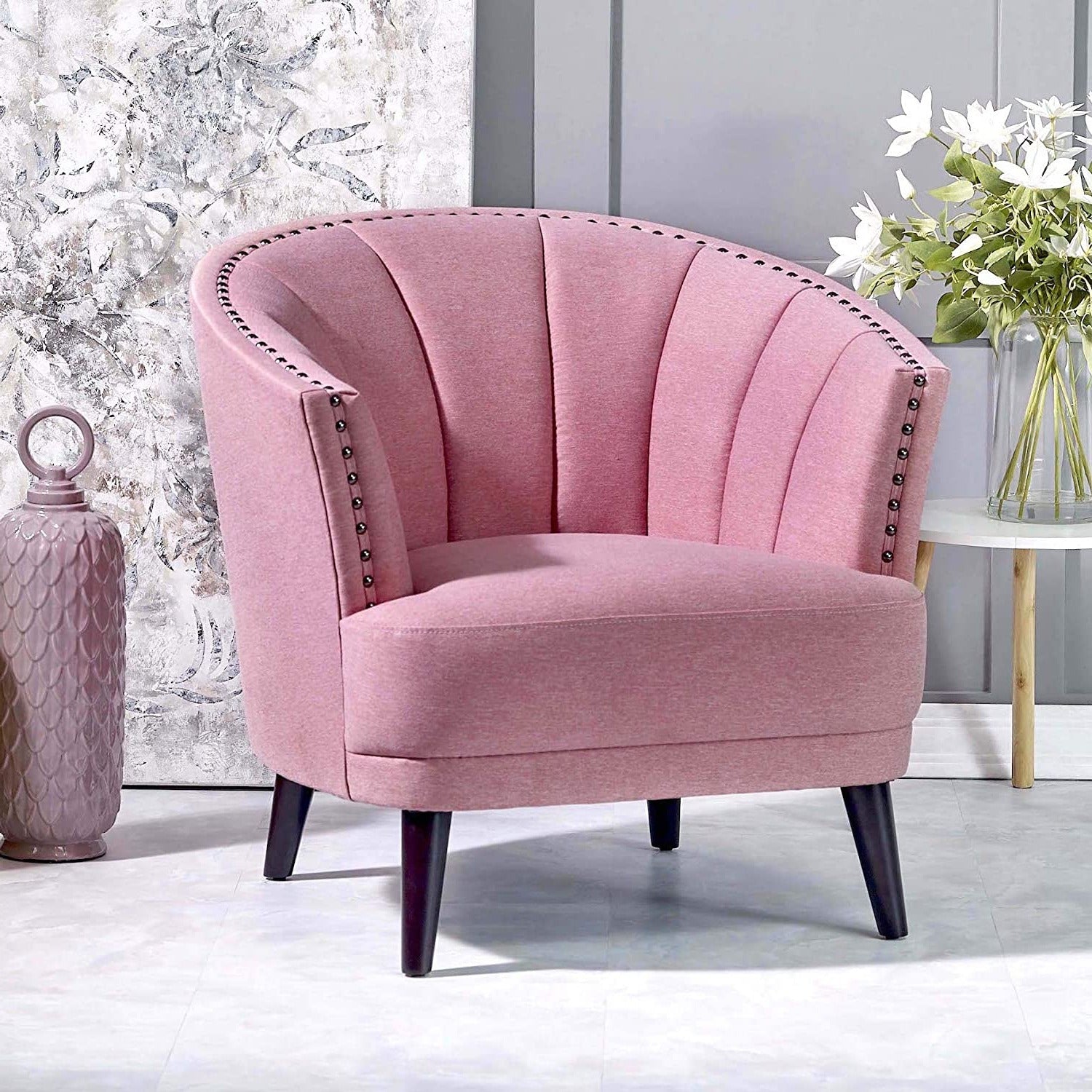 Home Canvas Furniture Trading LLC.Sophie Accent chair - Pink Accent Chair 